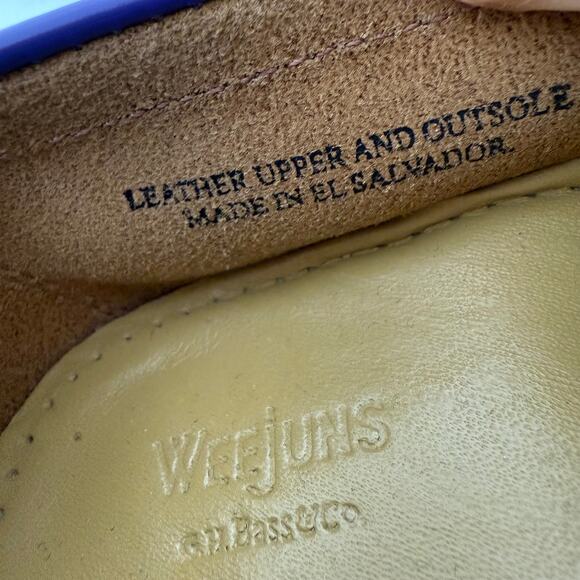 GH Bass Weejuns Whitney Purple Patent Leather Penny Loafers Sz 9 - Picture 4 of 9